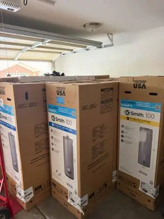 Brand new in box water heaters
