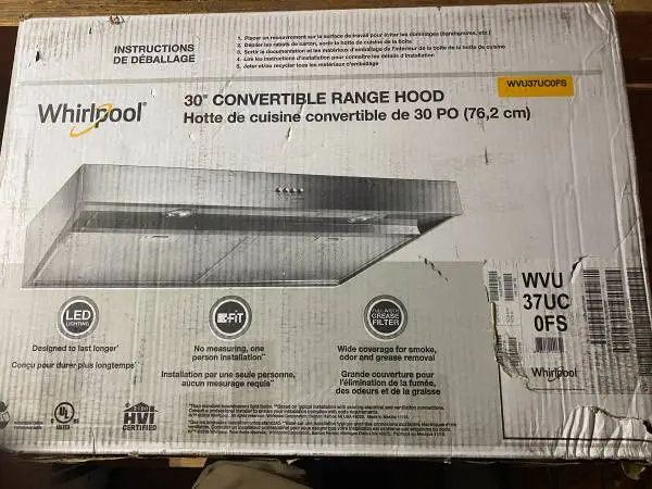 Under Cabinet 30 Range Hood