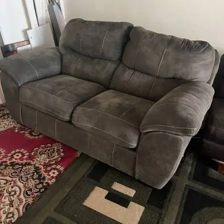 Gray Sofa 70 wide 70 wide 40 deep