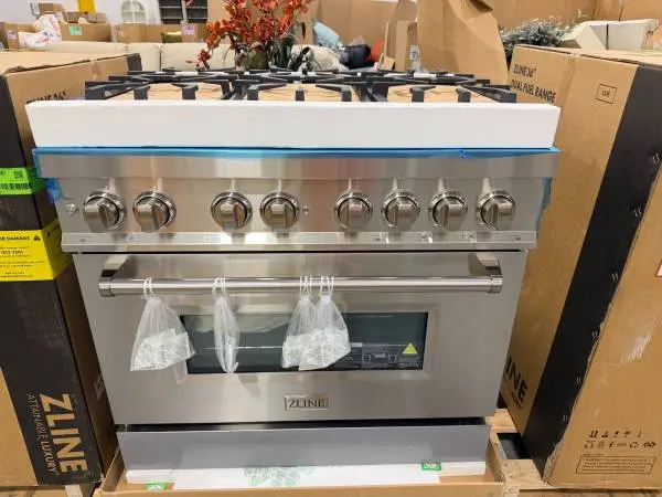 ZLINE 36 Legacy Dual Fuel Range 6 Burners & Electric Convection Oven