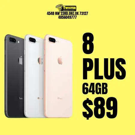 IPHONE 8 PLUS 64GB UNLOCKED - LIKE NEW - GUARANTEED IMEI