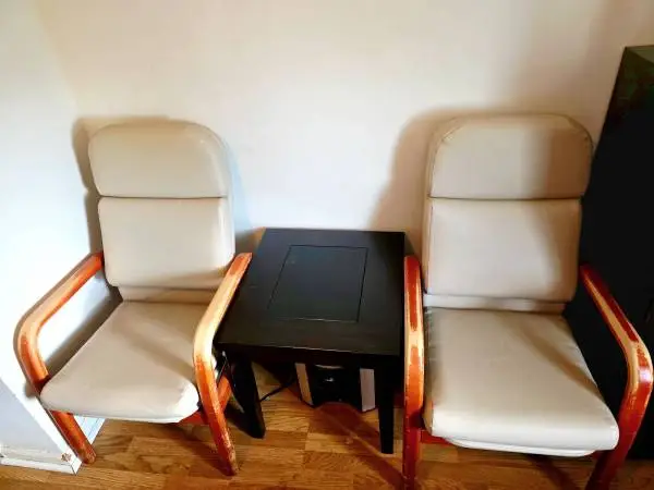 LEATHER MEDICAL CHAIRS WITH BACK SUPPORT