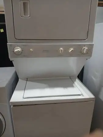 Stacking washer and dryer