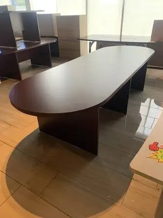 CONFERENCE TABLE NEW 4X10 MAHOGANY