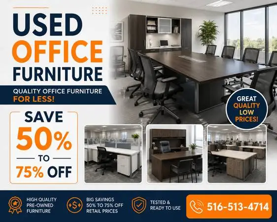 Take Advantage of 50% to 75% Off Office Furniture