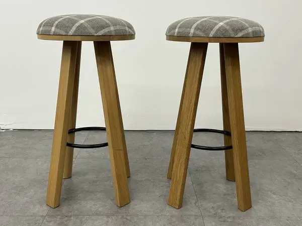 Barstool 2 Farmhouse Style Barstools Stools by Buzzi Space $465 Pair