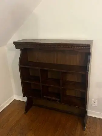 Vintage Wall Hutch / Wooden Rack Shelf - Cubby Storage 40x48