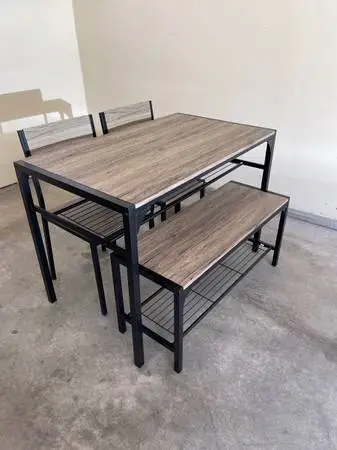 Table and Chairs with a Bench- Like New