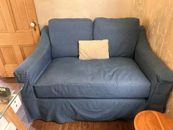 Denim Loveseat