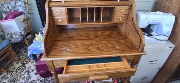Vintage Roll Top Desk