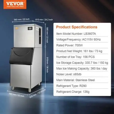 Free Standing Ice Maker