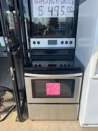 Range glass top 30 inch electric Warranty delivery call/text