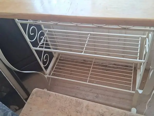 Off White Bakers Rack