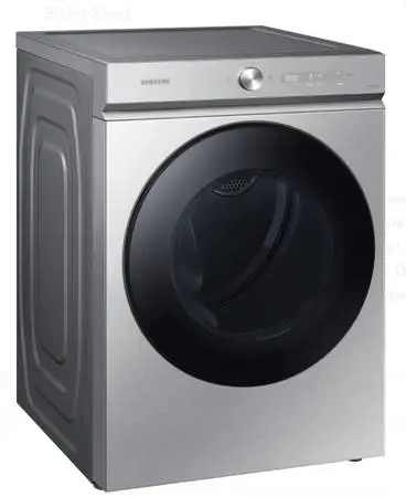 27” Samsung BESPOKE Smart Gas Dryer 7.6 Cu. Ft. Silver Steel New