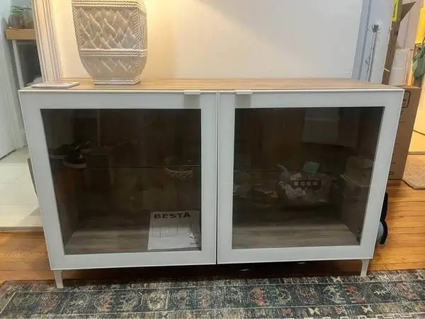 Moving Sale: Media cabinet, table, side table, antique chairs & more