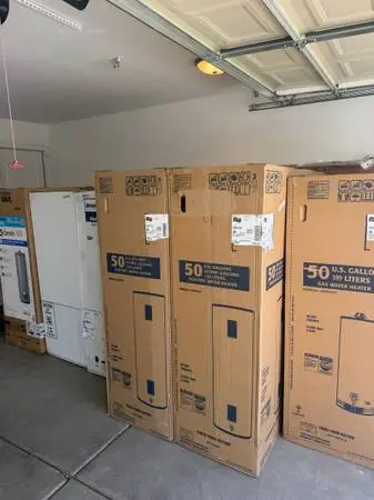 Brand new in box water heaters