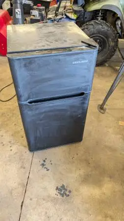 Small frig with freezer