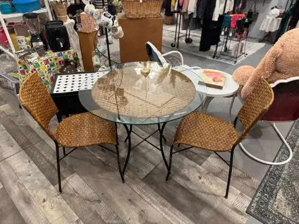 3-Piece Wicker Bistro Set