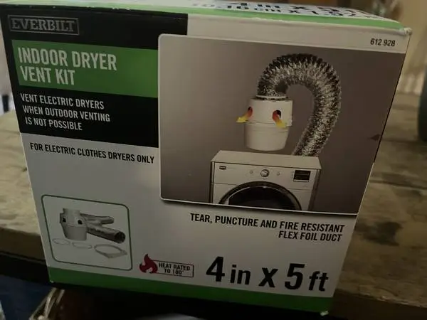 Everbilt Indoor Dryer Vent Kit