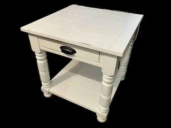 Magnolia Home End Table - White
