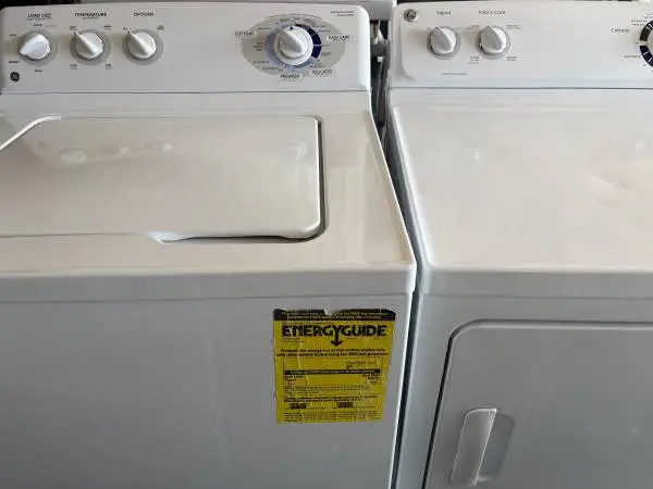 Washer and dryer   super capacity very nice.