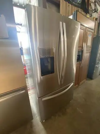 SS Whirlpool French Door Refrigerator Model #WRF736SDAM14 Used