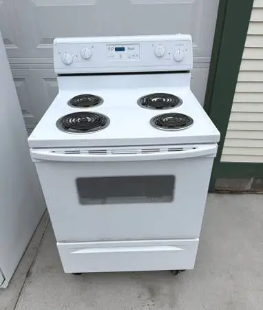 Nice&Clean Great Working Electric Stove Range Whirlpool