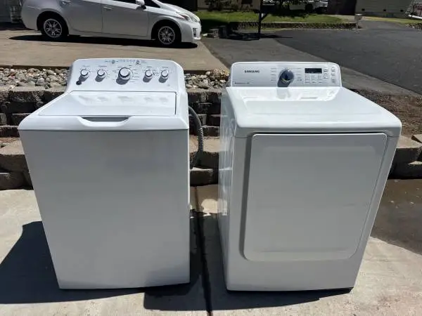 Ge super capacity washer and electric dryer will deliver