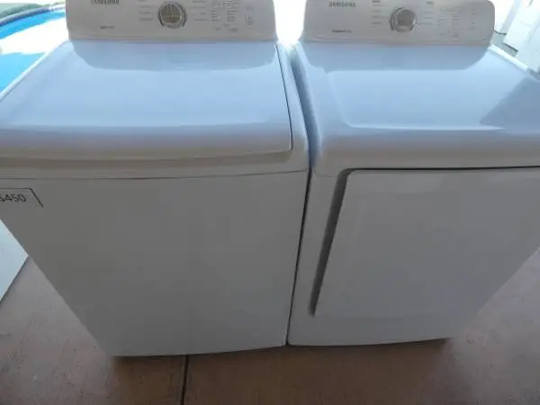 SAMSUNG WASHER/ELECTRIC DRYER 90 day warranty some delivery