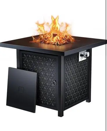 Gas propane fire table