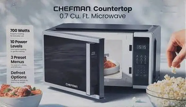 Countertop microwave oven