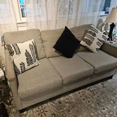 2 PIECE SOFA SET WITH PILLows