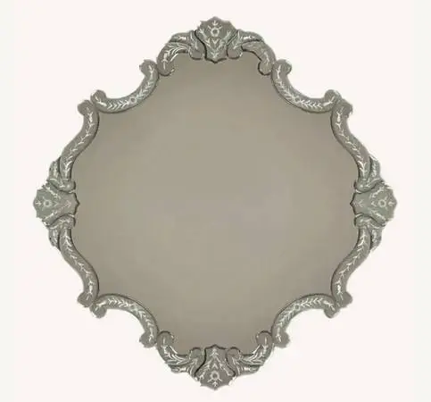 GORGEOUS Anthropologie Venetian Glass Wall Mirror
