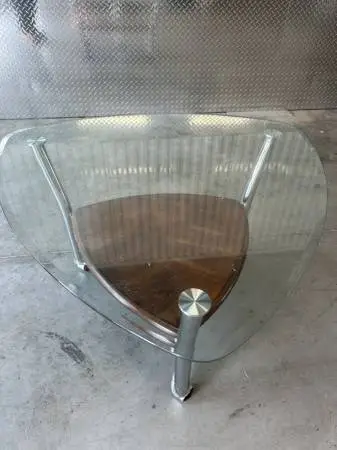 Glass Coffee Table & 2 End Tables