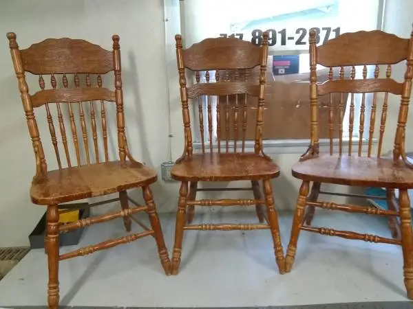 Solid Oak Wood  chairs