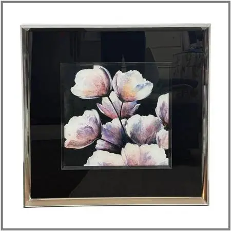 Laitan Home Decorations Floral Print Art Work, Framed