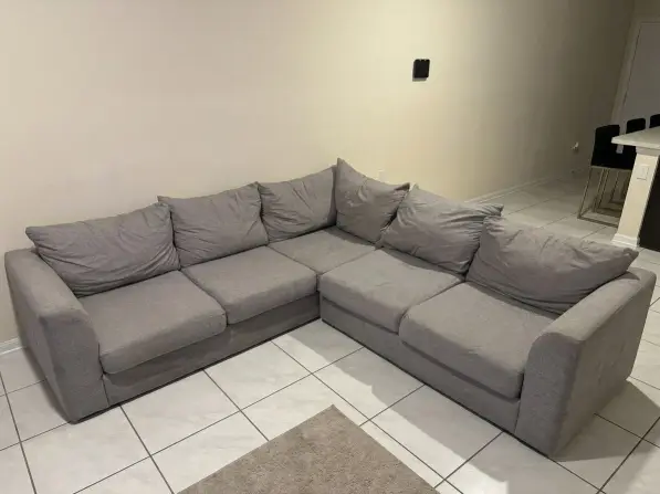 gray sectional