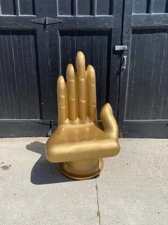 Amazing Gold Hand Chair