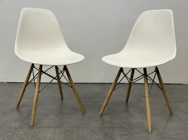 Mid Century Dining Chair Eames for Herman Miller Shell Chairs $235 Eac