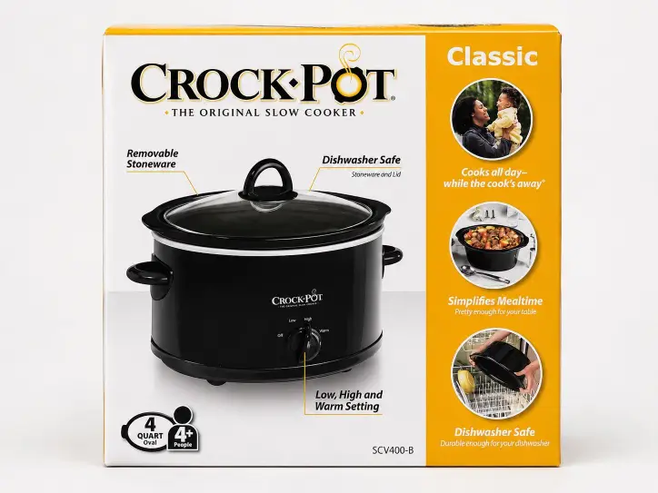 Crock-Pot Classic 4-Quart Slow Cooker – SCV400