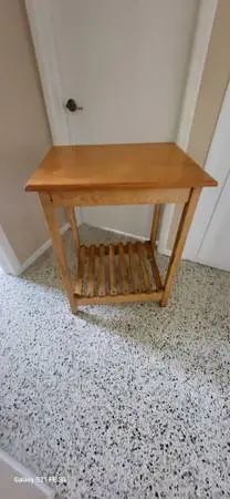 Wood table