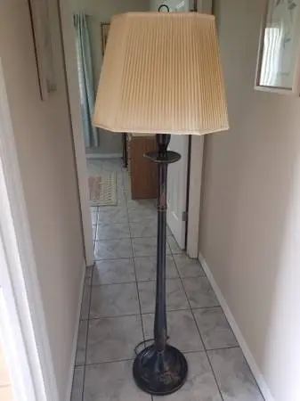 Vintage Solid wood- floor lamp