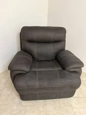 Denali Power Reclining Chair - Charcoal Grey