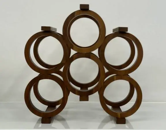 Mid Century Wine Rack 3 Vintage Bottle Racks by Kustom Kraft $65 Each