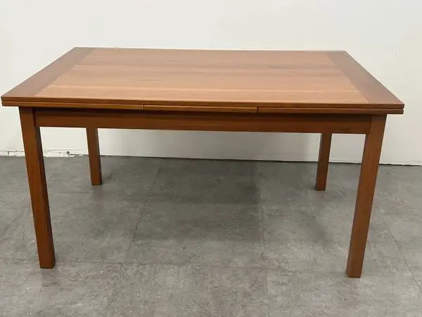 Danish Dining Table w 2 Leaves Drawleaf Style by Gangso Mobler Denmark