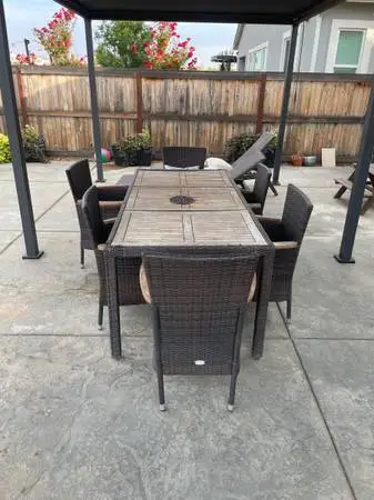 Patio dining set