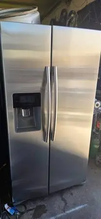 SAMSUNG 25 CU.FT STAINLESS SIDE BY SIDE REFRIGERATOR WARRANTY N DELIVE