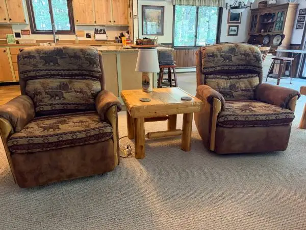 Recliner and Rockef