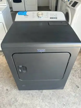 Maytag Black Steel Gas Dryer 713-376-0356