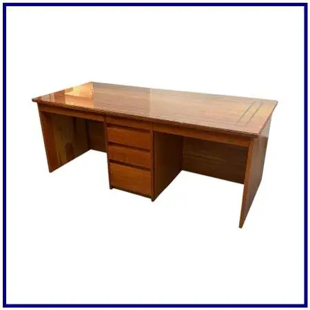 Mid-century Modern Style Walnut Executive Desk